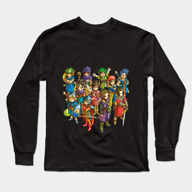 Dragon quest Long Sleeve T-Shirt by michelo13